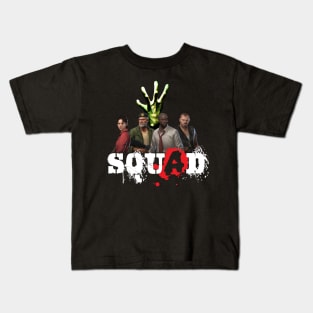 Left 4 Dead Squad (white) Kids T-Shirt